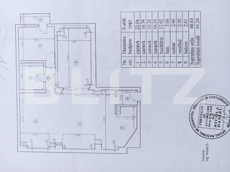 Apartament de vânzare 3 camere Stefan cel Mare - 68653AV | BLITZ București | Poza1