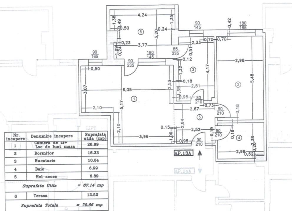 Apartament 3 camere Aviatie Lux contructie 2017