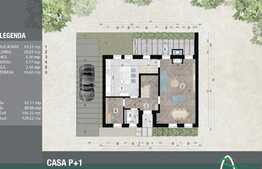 Casa de vanzare in Pipera, 140 mp utili, terasa de 16.65 mp si loc de parcare