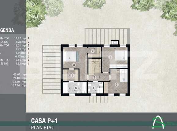 Casa de vânzare 3 camere Pipera - 69568CV | BLITZ București | Poza1