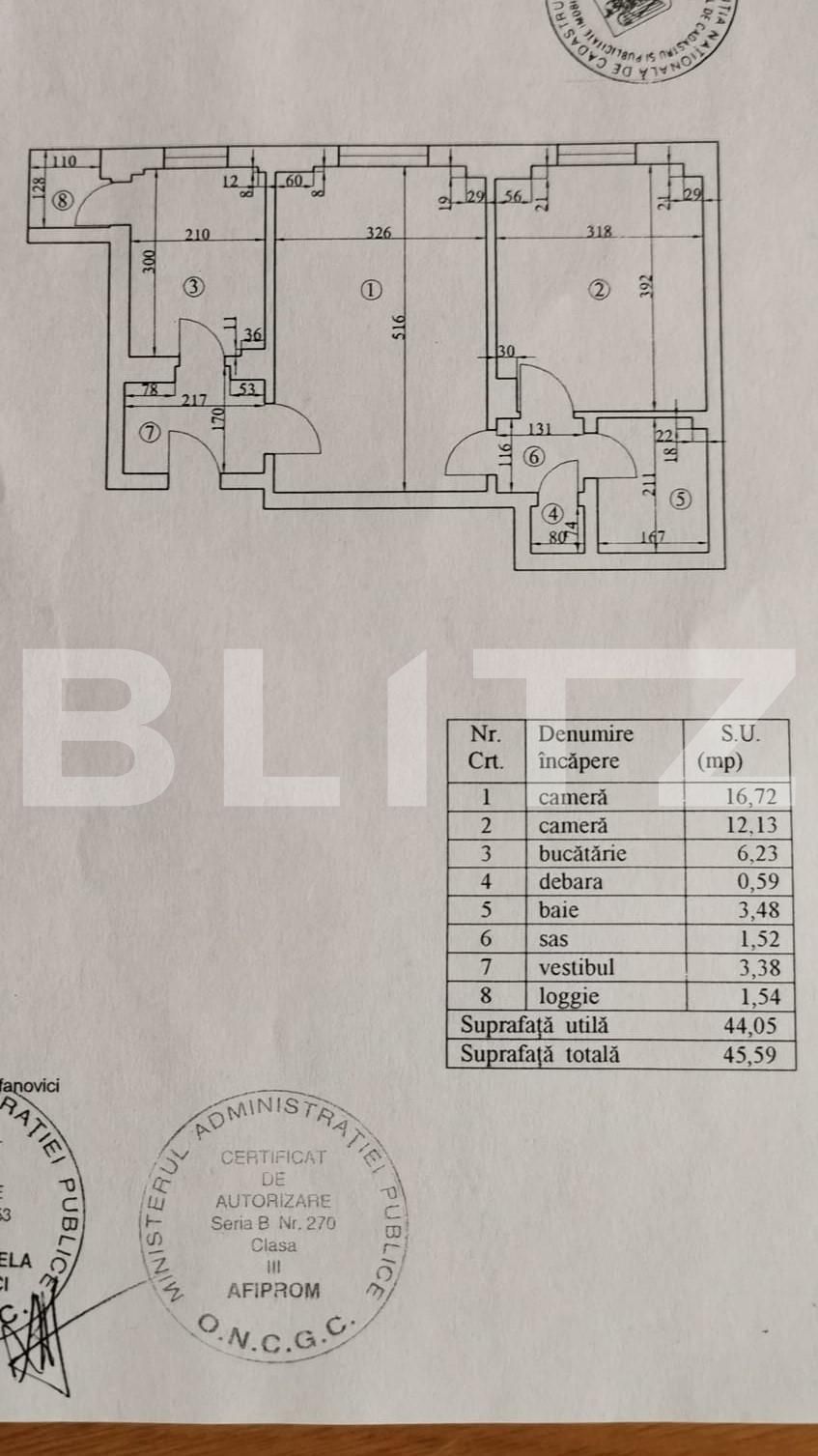Apartament de 2 camere, la cheie, Vatra Luminoasa! 