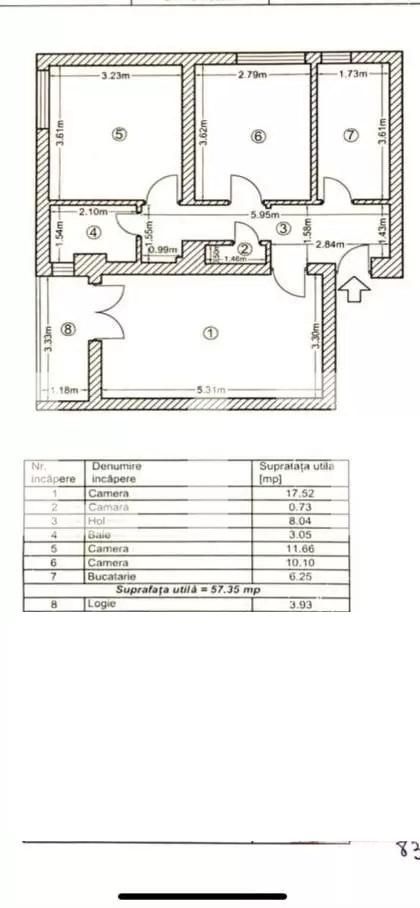 Apartament 3 camere, Dristor, Park Lake