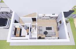 Casa la pret de apartament, 4 camere, comuna Berceni