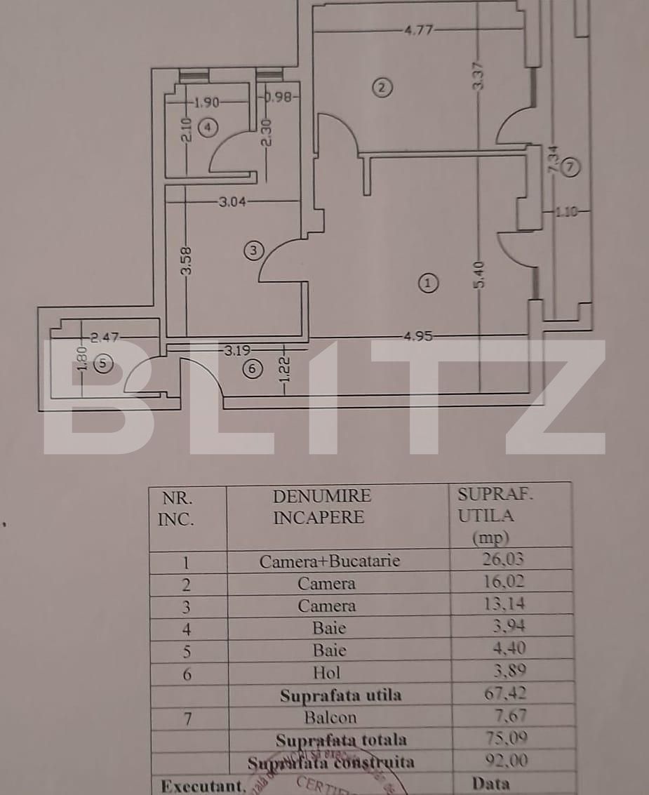 Apartament de vânzare 3 camere Bucurestii Noi - 70007AV | BLITZ București | Poza1