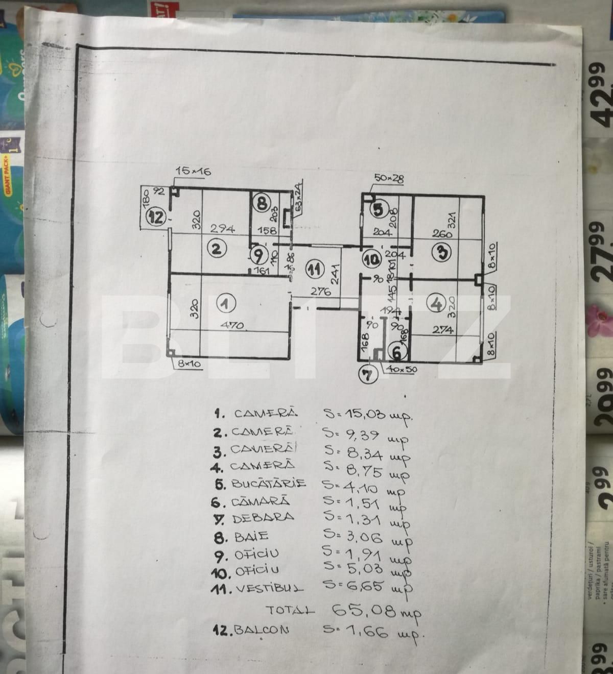 Apartament 4 camere, Ghica Tei