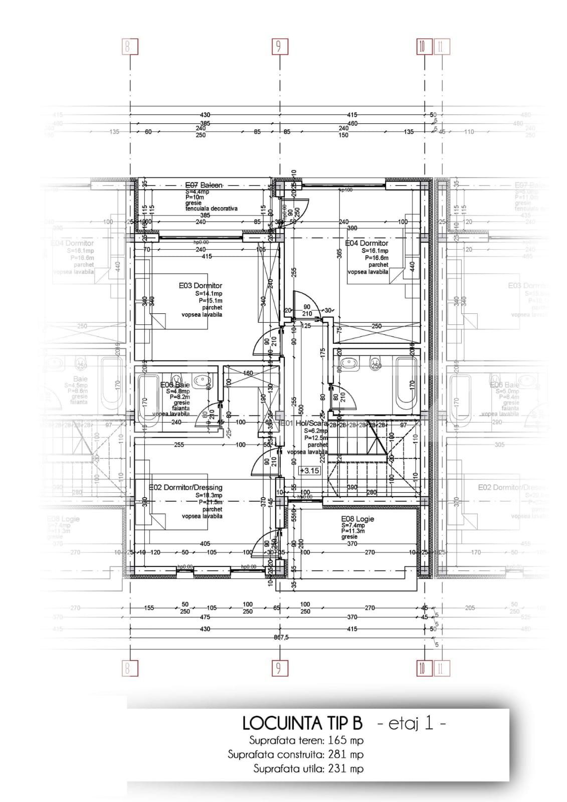 Casa moderna, 231 mp utili, teren 165 mp, Voluntari
