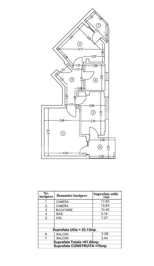 Apartament de vânzare 2 camere 1 Mai - 70198AV | BLITZ București | Poza6