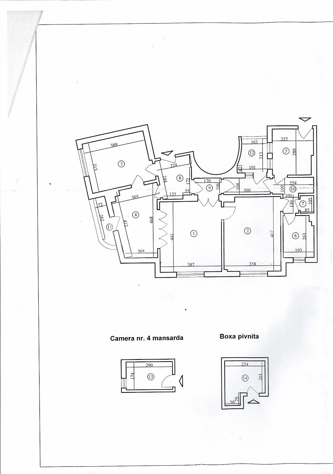 Apartament 4 camere spatioase, decomandat, 84 mp, în zona Piața Dorobanți
