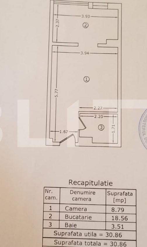 Garsonieră de vânzare Militari - 70554AV | BLITZ București | Poza1