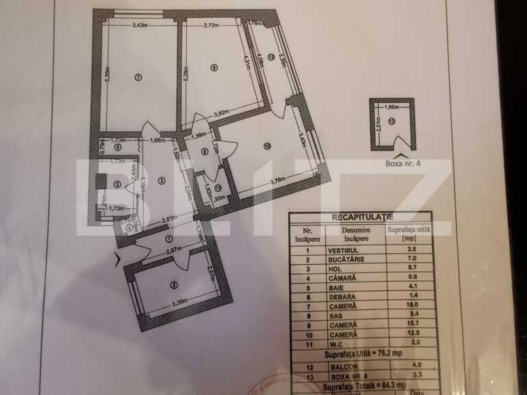 Apartament de vânzare 3 camere Ultracentral - 70711AV | BLITZ București | Poza1