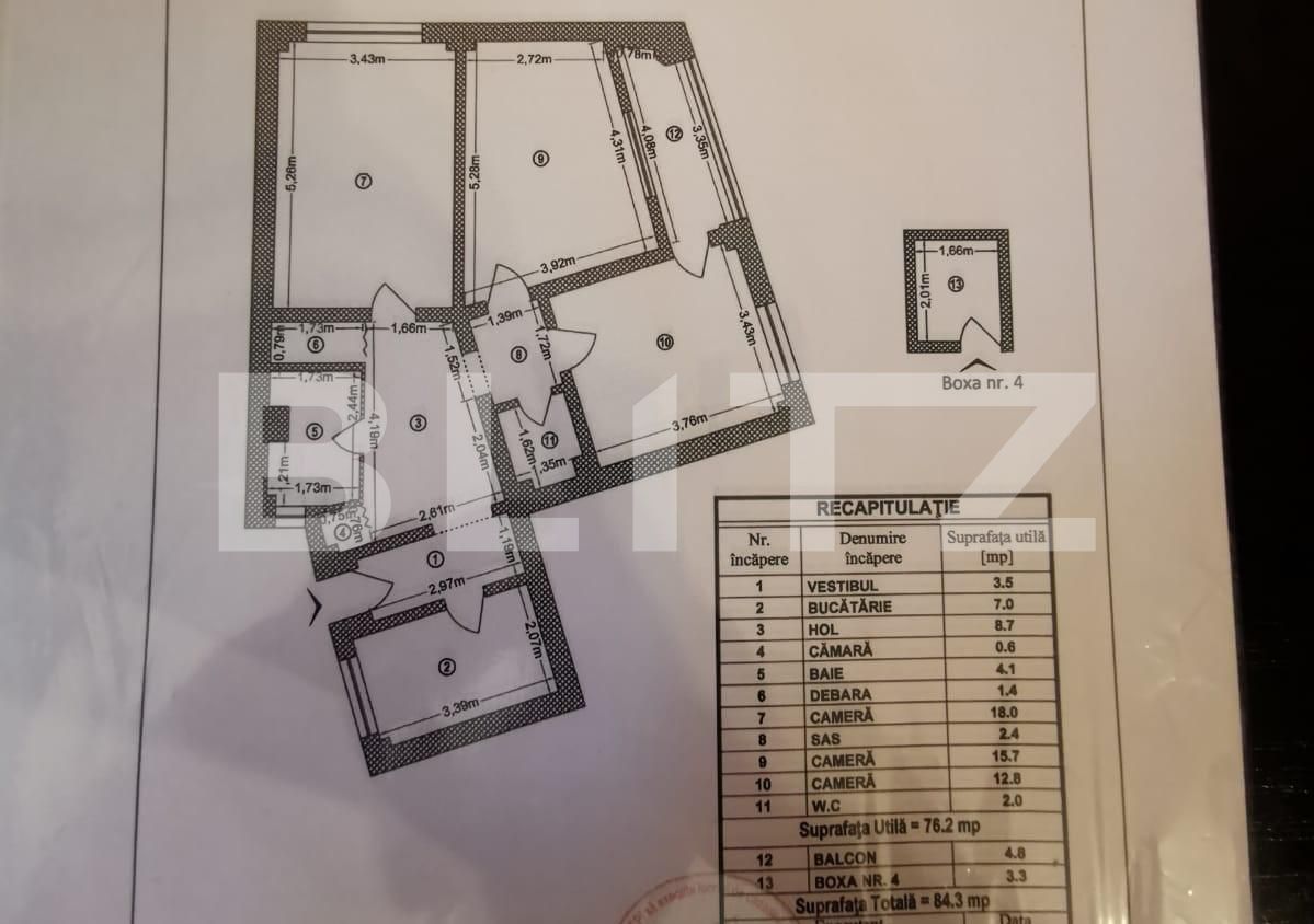 Apartament de vânzare 3 camere Ultracentral - 70711AV | BLITZ București | Poza1