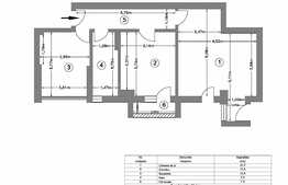 Apartament de 2 camere, 56 mp, imobil tip boutique, zona Pipera