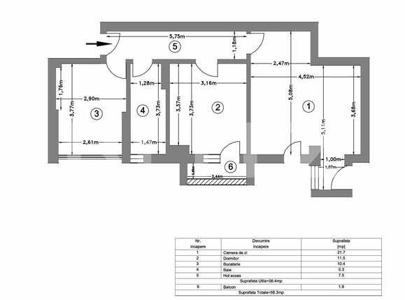 Apartament de vânzare 2 camere Pipera - 70818AV | BLITZ București | Poza6