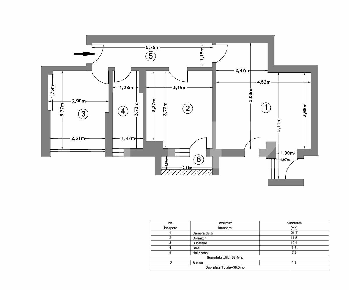 Apartament de vânzare 2 camere Pipera - 70818AV | BLITZ București | Poza6