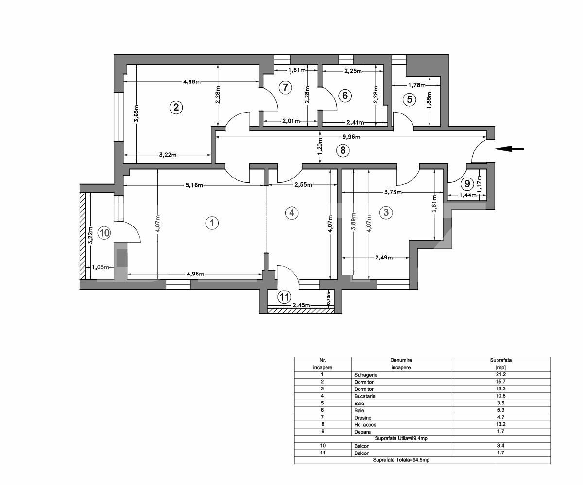 Apartament de vânzare 3 camere Pipera - 70820AV | BLITZ București | Poza6