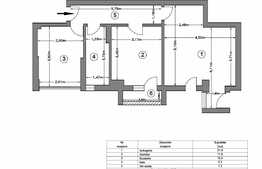 Apartament de 2 camere, 57 mp, imobil tip boutique, zona Pipera