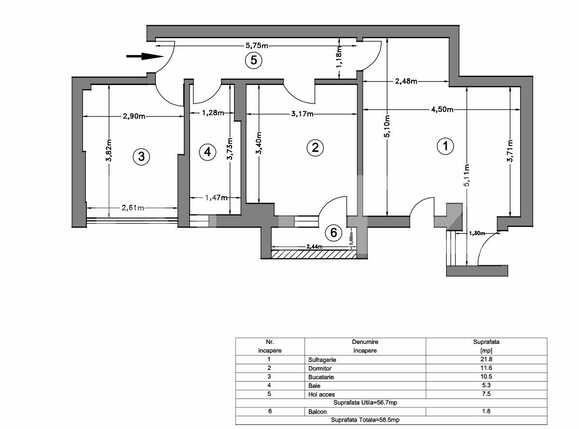 Apartament de vânzare 2 camere Pipera - 70823AV | BLITZ București | Poza6