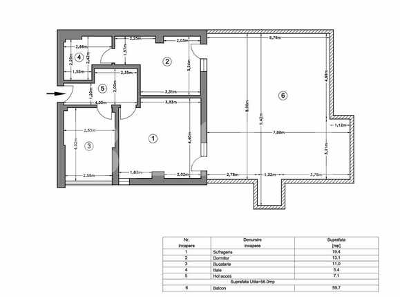 Apartament de vânzare 2 camere Pipera - 70825AV | BLITZ București | Poza9
