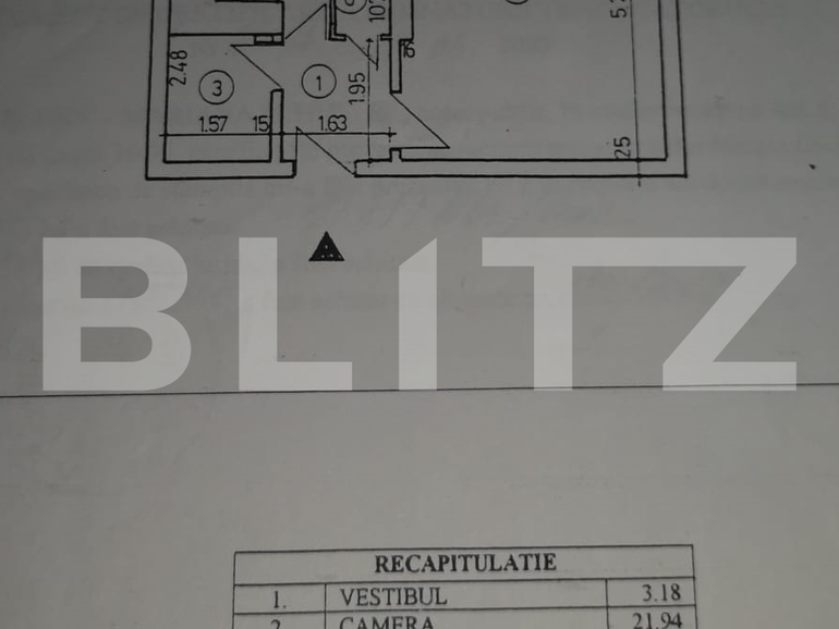 Garsonieră de vânzare Central - 71276AV | BLITZ București | Poza1