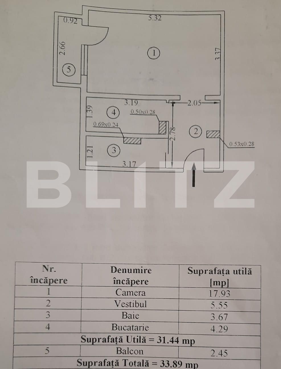 Garsonieră de vânzare Tineretului - 71557AV | BLITZ București | Poza6