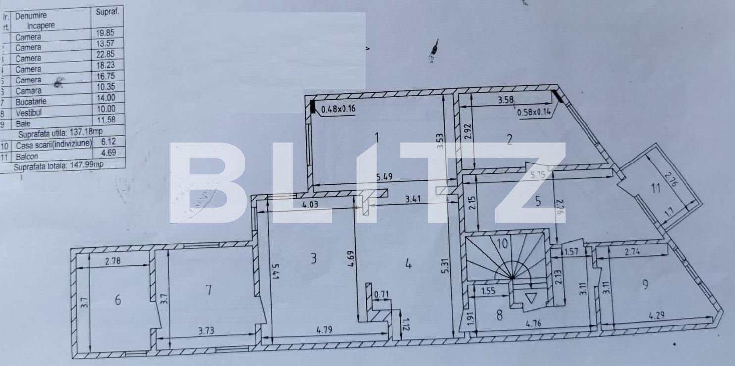 Apartament de vânzare 4+ camere Ultracentral - 71586AV | BLITZ București | Poza10