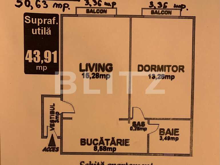 Apartament de vânzare 2 camere Ultracentral - 71721AV | BLITZ București | Poza1