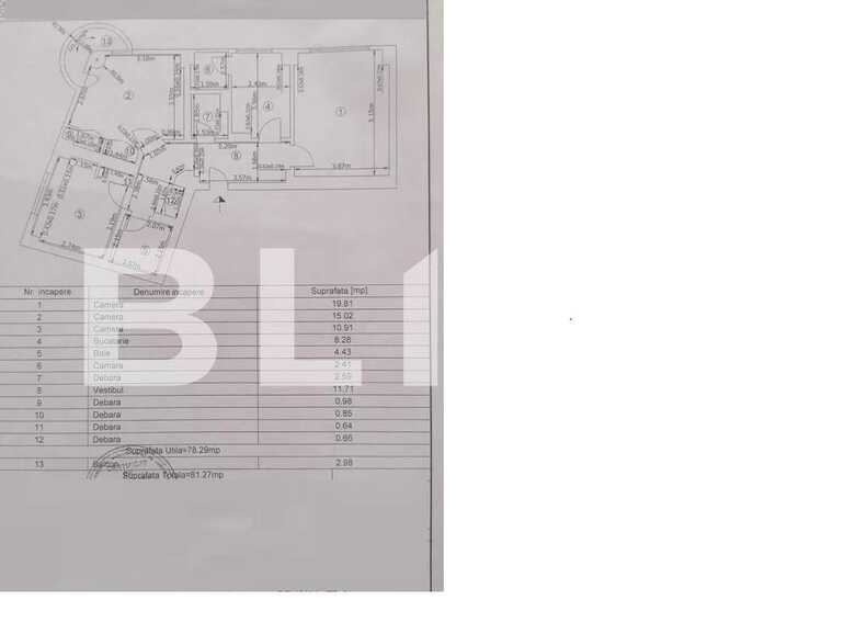 Apartament de vânzare 3 camere 13 Septembrie - 71725AV | BLITZ București | Poza1