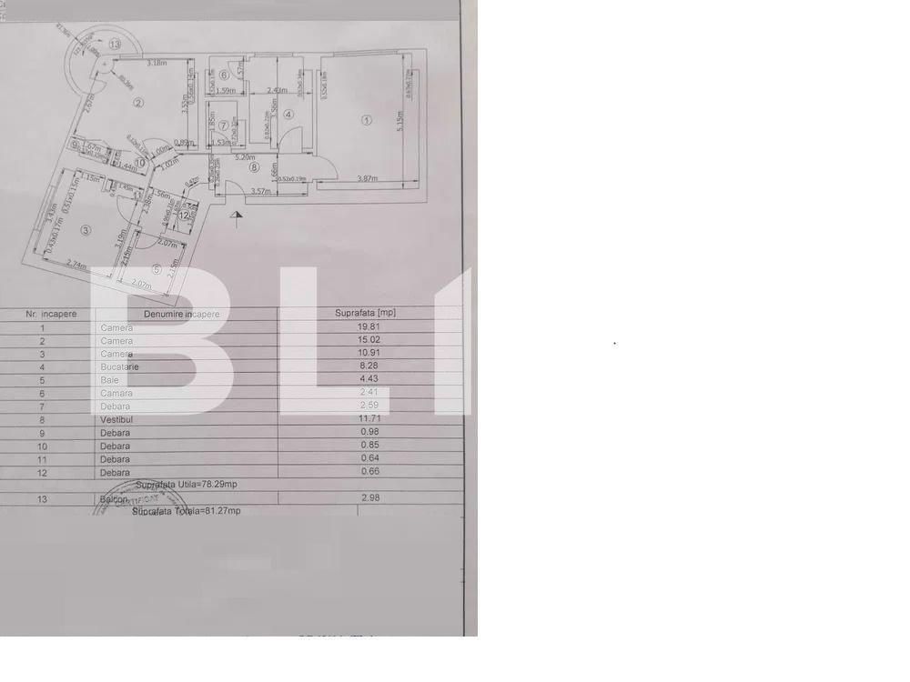 Apartament de vânzare 3 camere 13 Septembrie - 71725AV | BLITZ București | Poza1