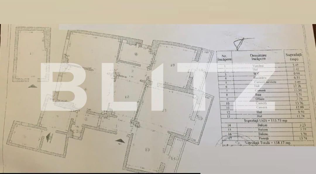 De vânzare apartament elegant de 4 camere in imobil renovat, zona Mihai Eminescu