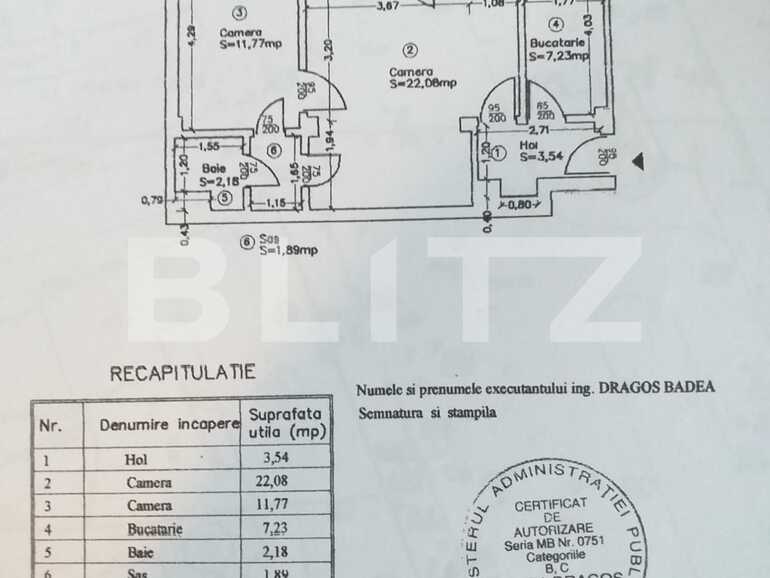 Apartament de vânzare 2 camere Ultracentral - 72138AV | BLITZ București | Poza1