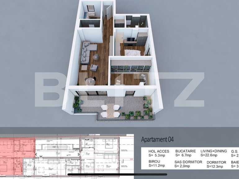 Apartament de vânzare 3 camere Bucurestii Noi - 72177AV | BLITZ București | Poza1