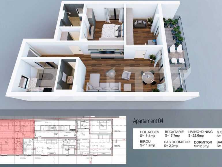 Apartament de vânzare 3 camere Bucurestii Noi - 72180AV | BLITZ București | Poza2