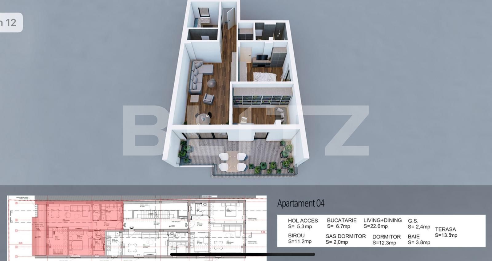 Apartament de vânzare 3 camere Bucurestii Noi - 72180AV | BLITZ București | Poza1