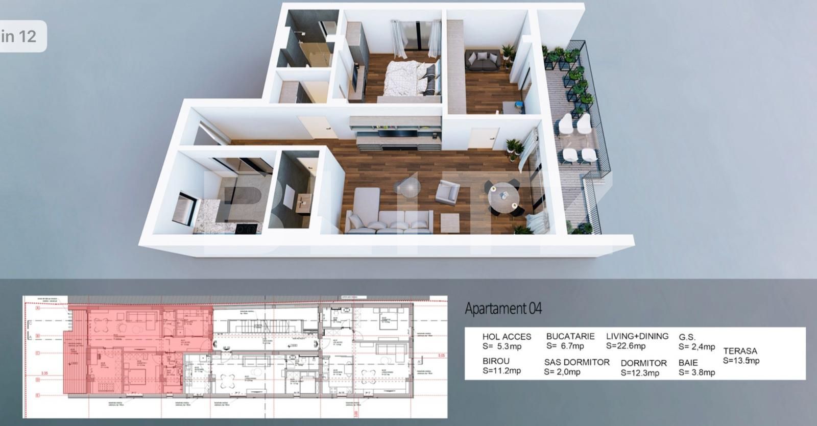 Apartament de vânzare 3 camere Bucurestii Noi - 72180AV | BLITZ București | Poza2