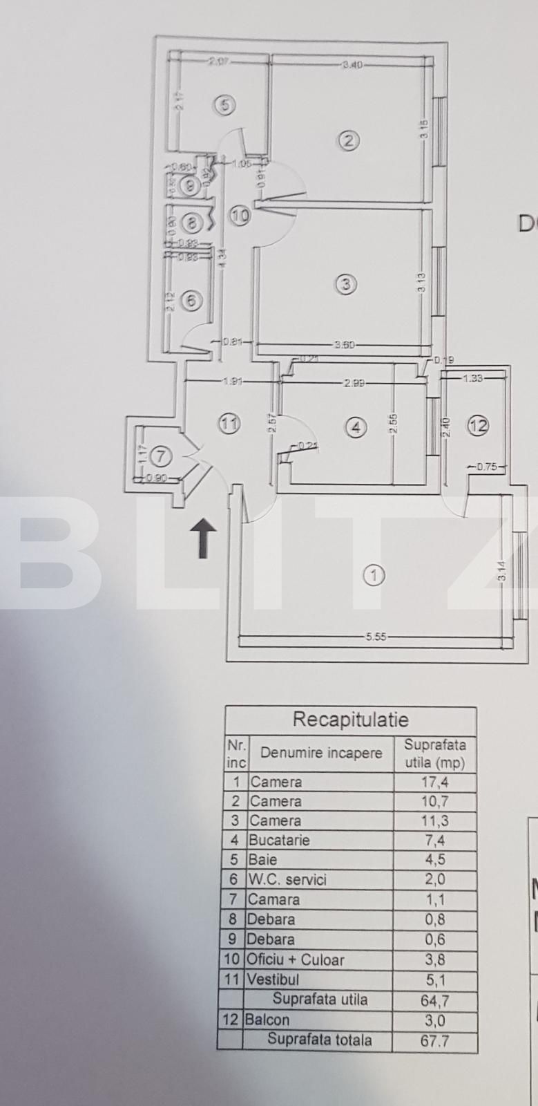 Apartament de vânzare 3 camere Crangasi - 72261AV | BLITZ București | Poza1