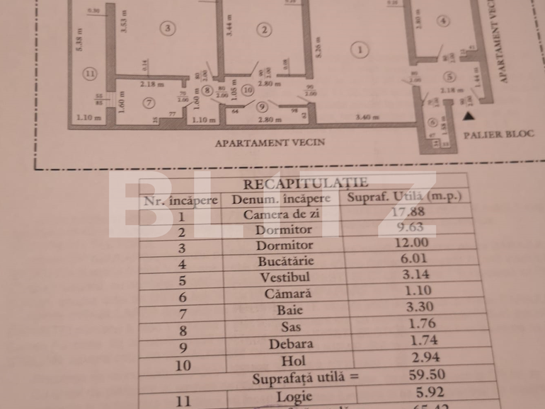 Apartament de vânzare 3 camere Titan - 72625AV | BLITZ București | Poza1