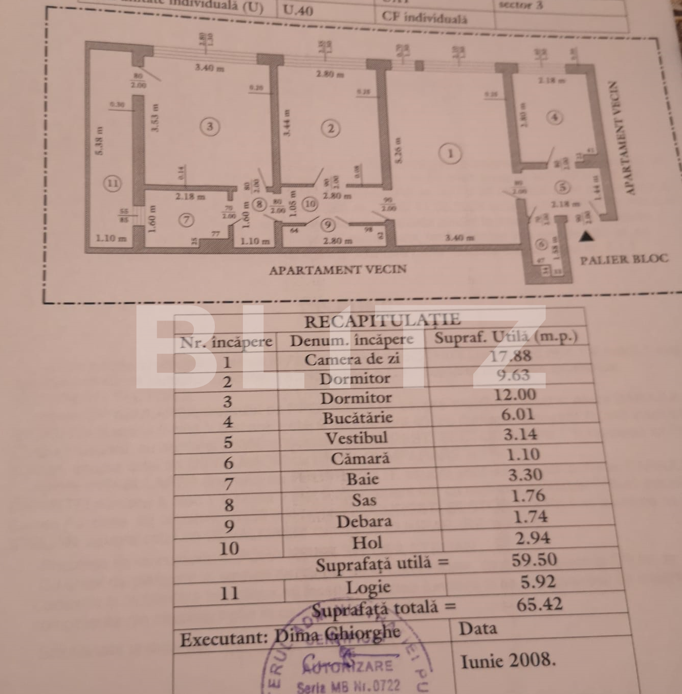 Apartament de vânzare 3 camere Titan - 72625AV | BLITZ București | Poza1