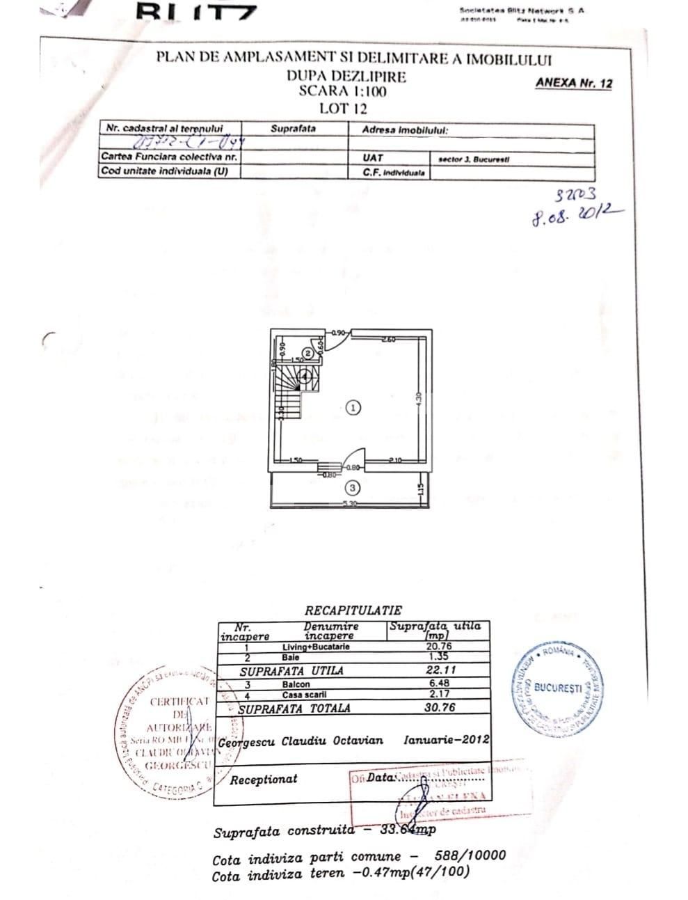Apartament de vânzare 2 camere Titan - 72973AV | BLITZ București | Poza1
