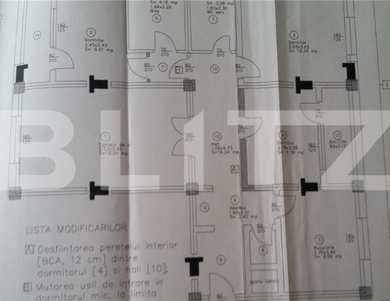 Oferta ! Apartament 4 camere, decomandat, 90 mp, cu vedere dubla SE-NV