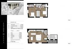 Apartament pe doua niveluri, 3 camere, 97 mp, terasa de 5,8 mp!