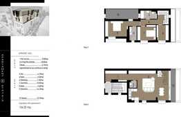 Apartament pe doua niveluri, 106 mp, 3 camere si terasa de 13,7 mp!