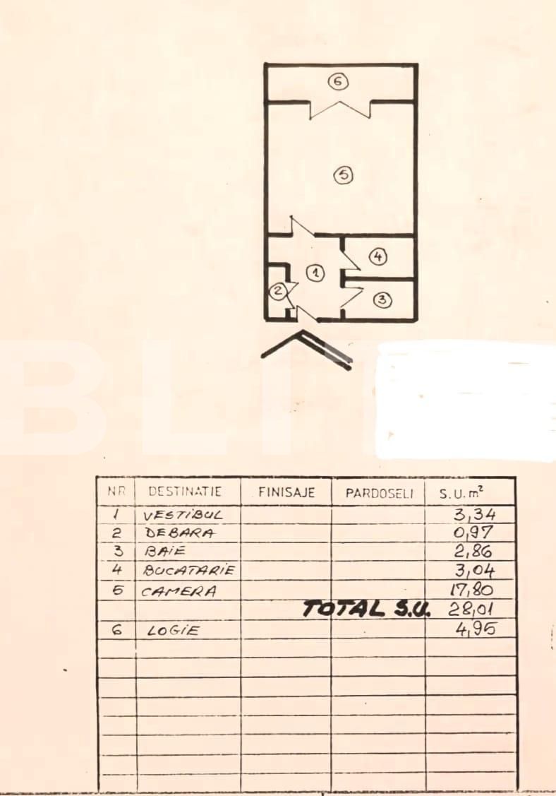 Garsonieră de vânzare Titan - 73733AV | BLITZ București | Poza1