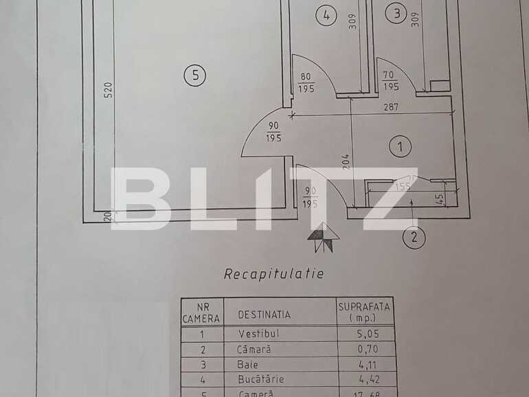 Garsonieră de vânzare Dristor - 73881AV | BLITZ București | Poza1