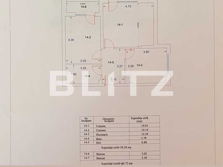 Apartament de vânzare 2 camere 1 Decembrie - 74025AV | BLITZ București | Poza1