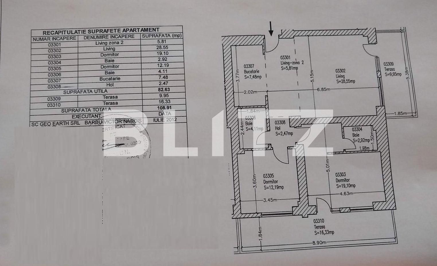 Discount de sărbătoare! Apartament superb 3 camere, LUX, 2 terase, zona Dristor!