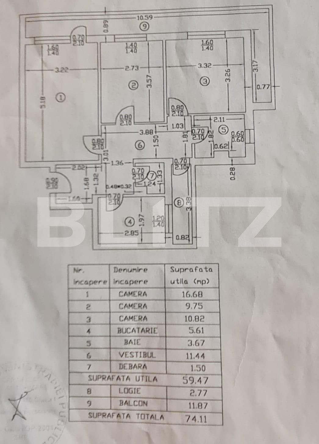 Apartament de vânzare 3 camere Berceni - 74249AV | BLITZ București | Poza1