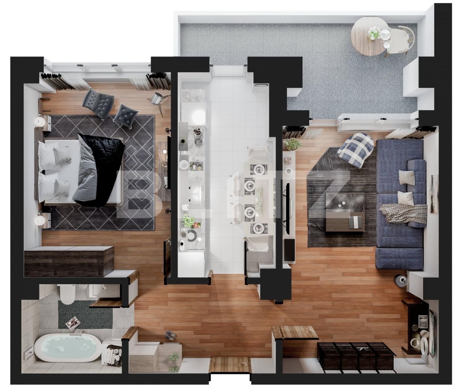 Apartament de vânzare 2 camere Baneasa - 74464AV | BLITZ București | Poza2