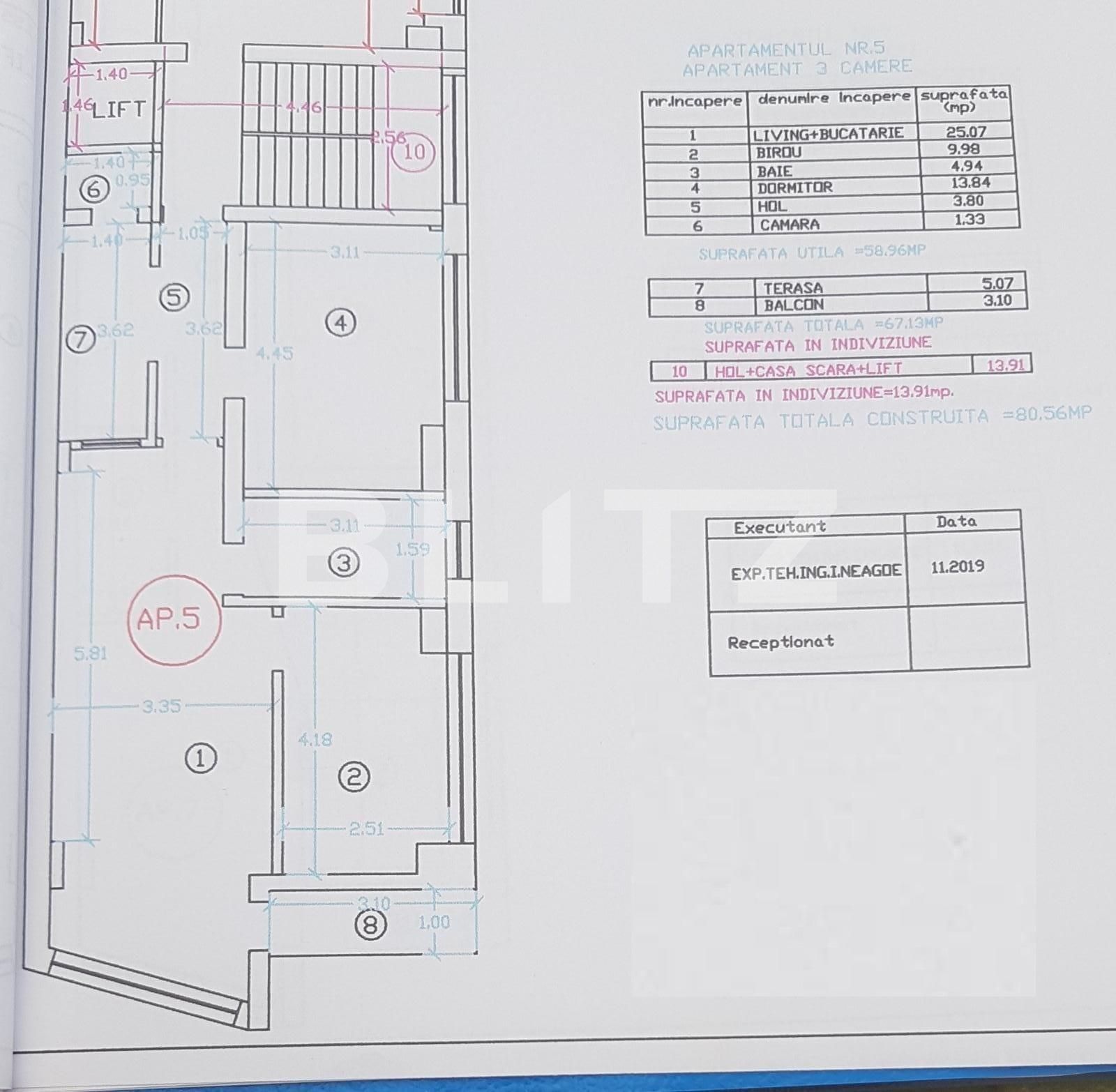 Apartament de vânzare 3 camere Central - 74515AV | BLITZ București | Poza7
