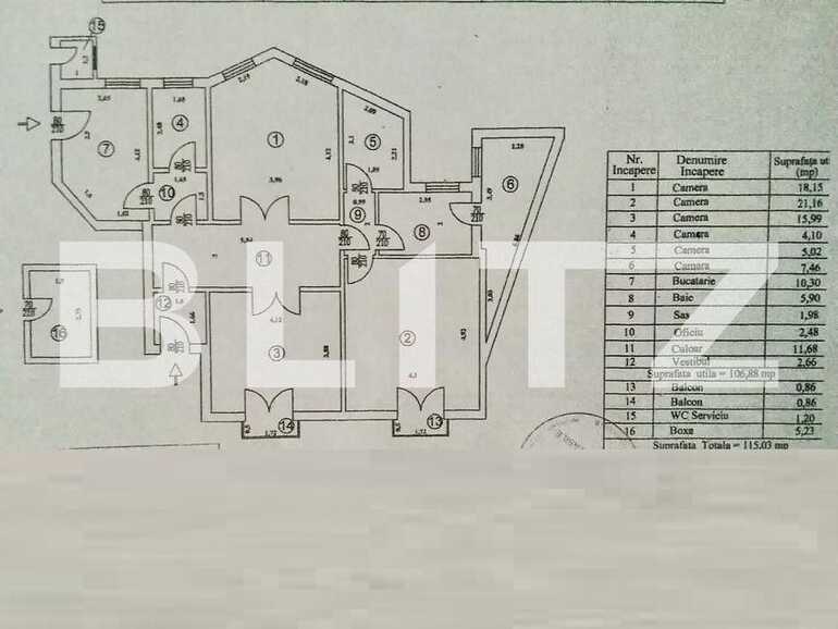 Apartament de vânzare 4+ camere Dacia - 74544AV | BLITZ București | Poza1