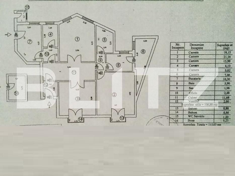 Apartament 3 camere, 107 mp, partial mobilat, zona Gradina Icoanei